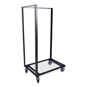 Wagenrek voor transport en opslag, ideaal voor magazijngebruik.