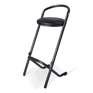 Statafel met stoel voor evenementen en cateringgebruik.