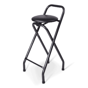 Statafel met zitting en frame, ideaal voor evenementen en horeca.