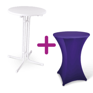 Tafeltje en statafel voor evenementen en feesten, flexibel en stijlvol.