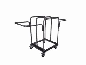 Wandelwagen met vier wielen, ideaal voor ziekenhuizen en hotels.